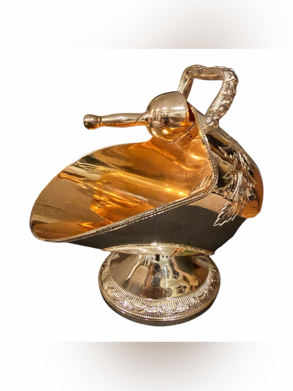 Vintage Silver-Plated Sugar Server Scuttle Tarnish-Resistant  Mint Condition